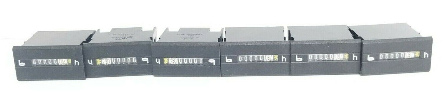 LOT OF 6 GERMANY 604 COUNTER MODULES 97-127VAC 60HZ