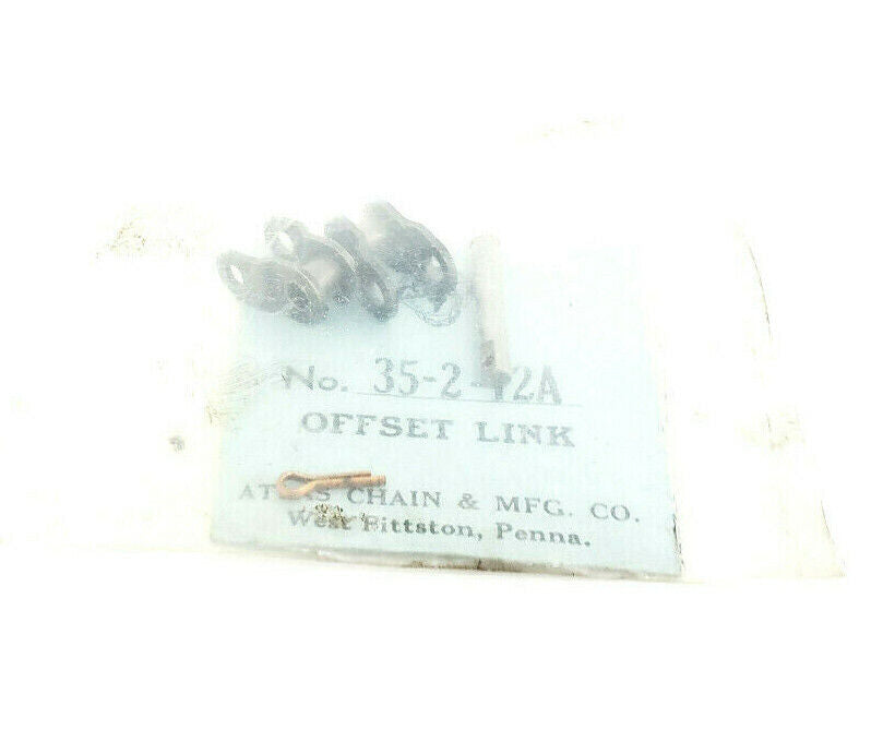 LOT OF 7 NEW ATLAS 35-2-12A OFFSET ROLLER CHAIN LINKS 35-2 35212A