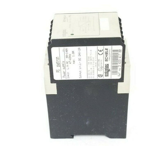 ENTRELEC SCHIELE 2.423.417.00 PS SYSTRON POWER SUPPLY, 24V/2A OUTPUT, 242341700