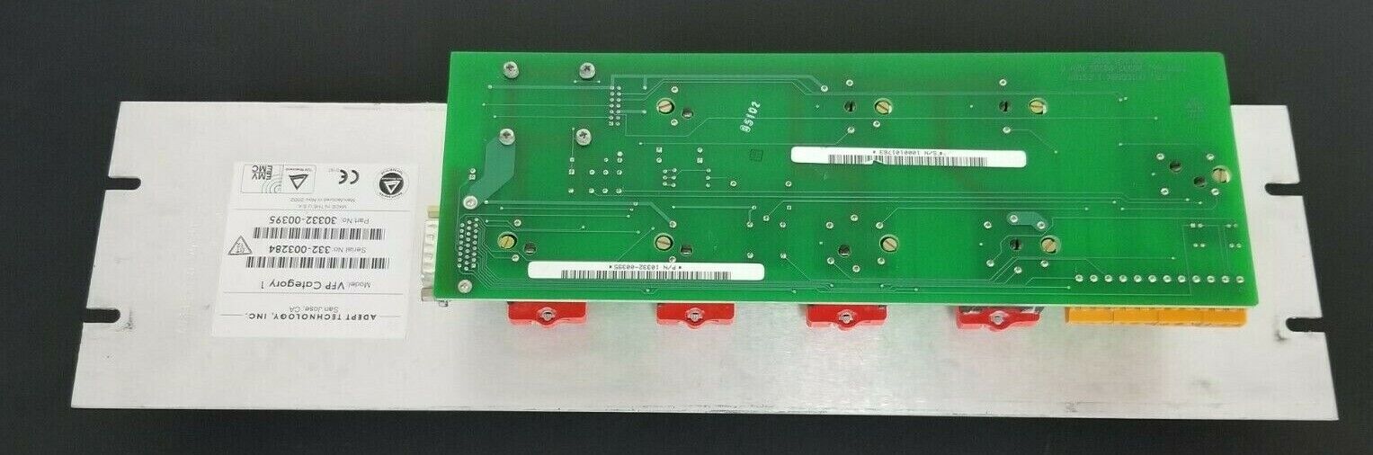 ADEPT TECH. MODEL: VFP CATEGORY 1 CONTROL PANEL PART NO: 30332-00395 10332-00395