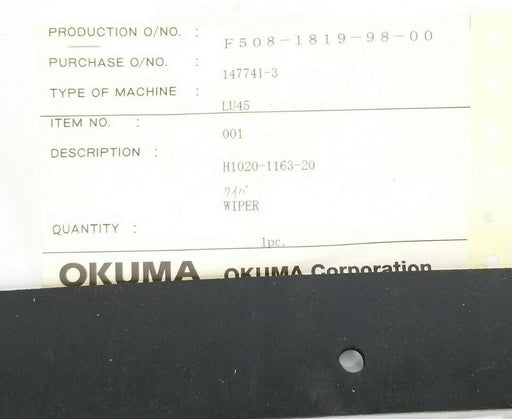 LOT OF 2 NEW OKUMA H1020-1163-20 WIPER UPPER SADDLE LU45