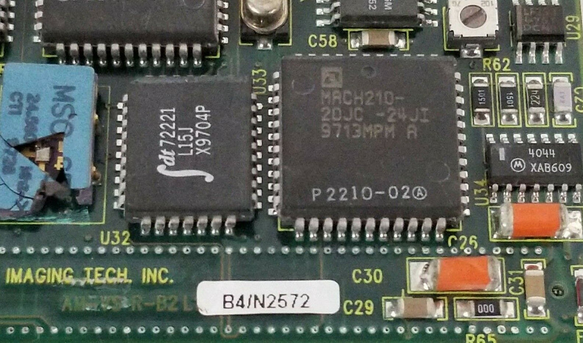 IMAGING TECH INC. AM-VS R-B2L1 CONTROL BOARD PMC B4/N2572 AM-VS R-B2 (DAMAGED)