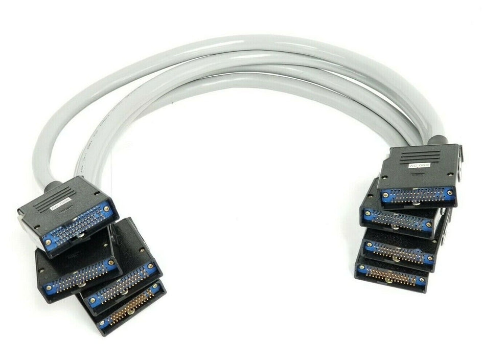 LOT OF 4 NEW MITSUBISHI AC-06B PLC CONNECTOR CABLES LENGTH: 29'' IN. AC06B