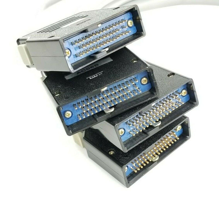 LOT OF 4 NEW MITSUBISHI AC-06B PLC CONNECTOR CABLES LENGTH: 29'' IN. AC06B
