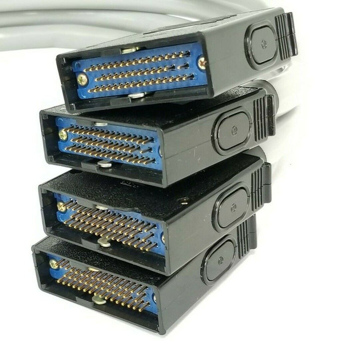 LOT OF 4 NEW MITSUBISHI AC-06B PLC CONNECTOR CABLES LENGTH: 29'' IN. AC06B