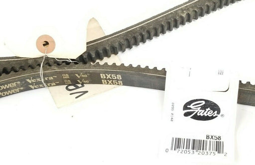 NEW GOODYEAR BX58 V-BELT TORQUE FLEX COGGED .41X.66X58IN