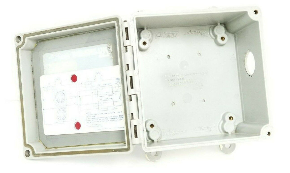 HOFFMANN A-664CHSCFGW ENCLOSURE 6.00X6.00X4.00 ECOLAB CONTROL MASTER JR