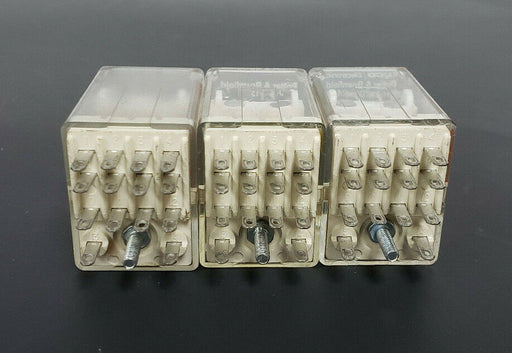 LOT OF 3 POTTER & BRUMFIELD KHU-17D12-24 RELAYS KHU17D1224, 24VDC