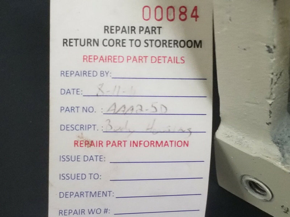 NEW UNILEVER AAA2-5D BODY HOUSING AAA25D