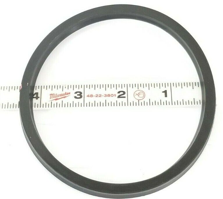 LOT OF 12 GENERIC EEE2-7F2 GASKETS BLACK 4'' I.D. 4-1/2'' O.D.