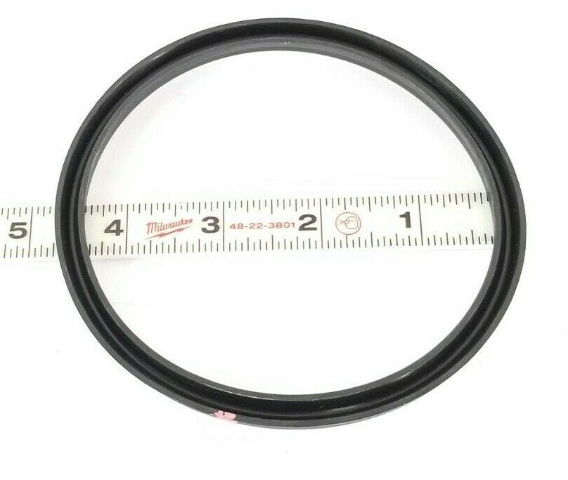 LOT OF 12 GENERIC EEE2-7F2 GASKETS BLACK 4'' I.D. 4-1/2'' O.D.