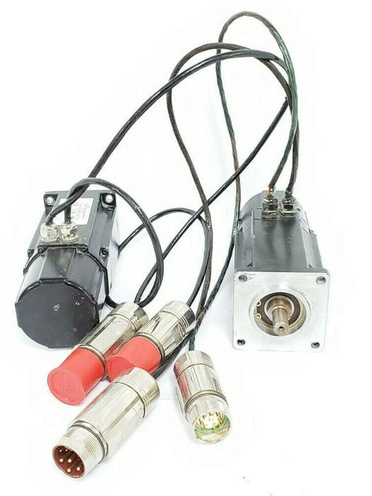 LOT OF 2 DANAHER MOTION AKM22E-ESC2R-02 SERVOMOTORS 320VDC 2.7 ARMS 8000RPM
