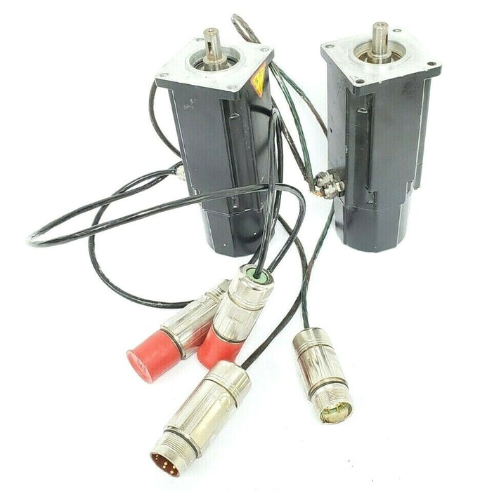 LOT OF 2 DANAHER MOTION AKM22E-ESC2R-02 SERVOMOTORS 320VDC 2.7 ARMS 8000RPM