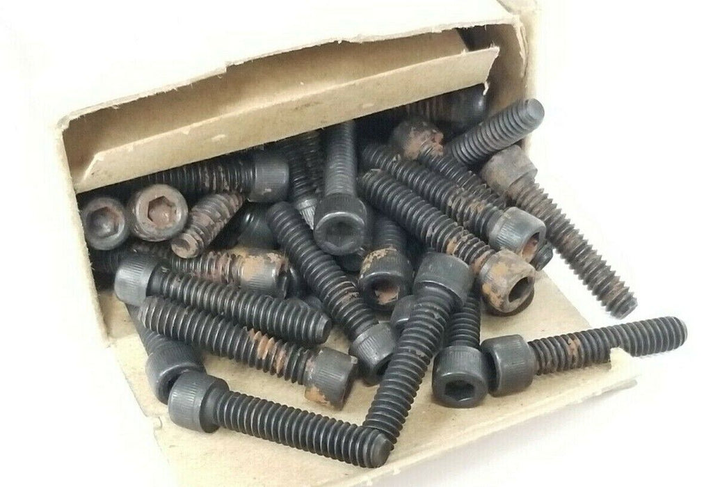NEW BOX OF 100 EUGENE FASTENER SUPPLY/ COARSE 1/4 20 SOCKET HD CAP SCREWS 1-1/4