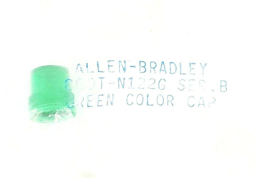 LOT OF 3 NEW ALLEN BRADLEY 800T-N122G SER. B PILOT LIGHT CAPS, GREEN, 800TN122G