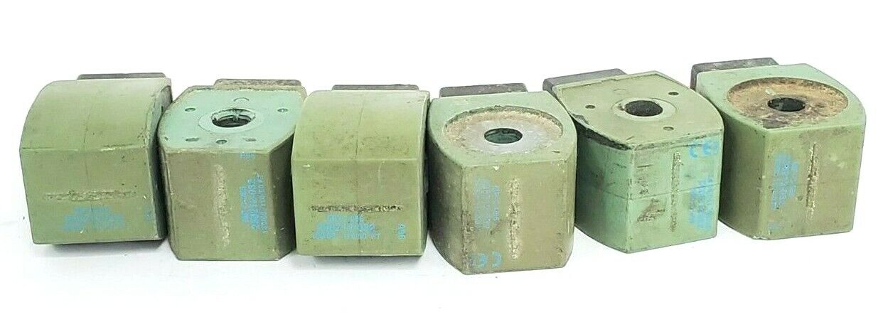 LOT OF 6 ASCO MP-C-086 SOLENOID COILS 238212-032 120/60 110/50 FT