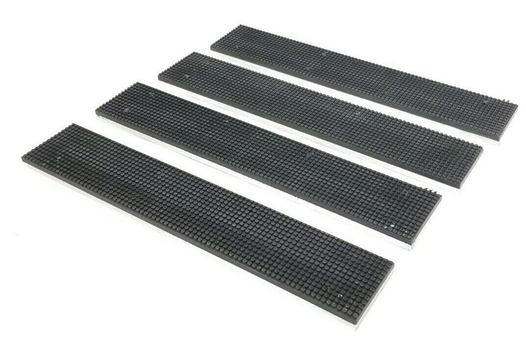 LOT OF 4 REIS ROBOTICS USA 5124438 RUBBER CHEEKS 7-7/8'' IN. L 1-3/8'' IN. W 1/4
