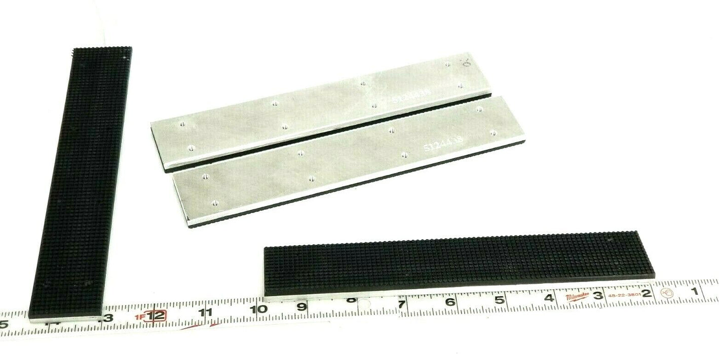 LOT OF 4 REIS ROBOTICS USA 5124438 RUBBER CHEEKS 7-7/8'' IN. L 1-3/8'' IN. W 1/4