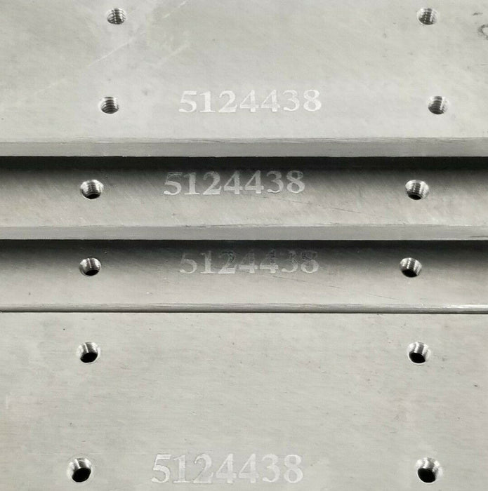 LOT OF 4 REIS ROBOTICS USA 5124438 RUBBER CHEEKS 7-7/8'' IN. L 1-3/8'' IN. W 1/4