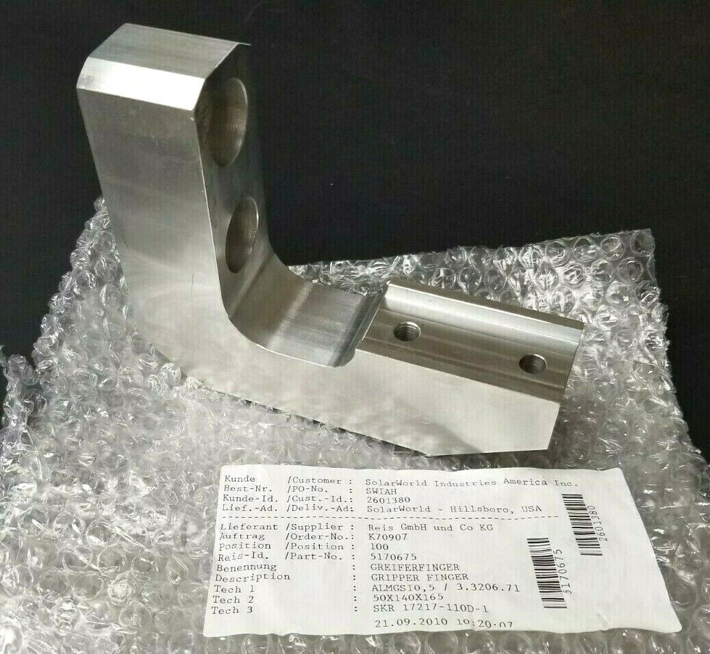 NEW REIS GmbH & CO. 5170675 GRIPPER FINGER ALMGSI0,5 / 3.3206.71 50X140X165