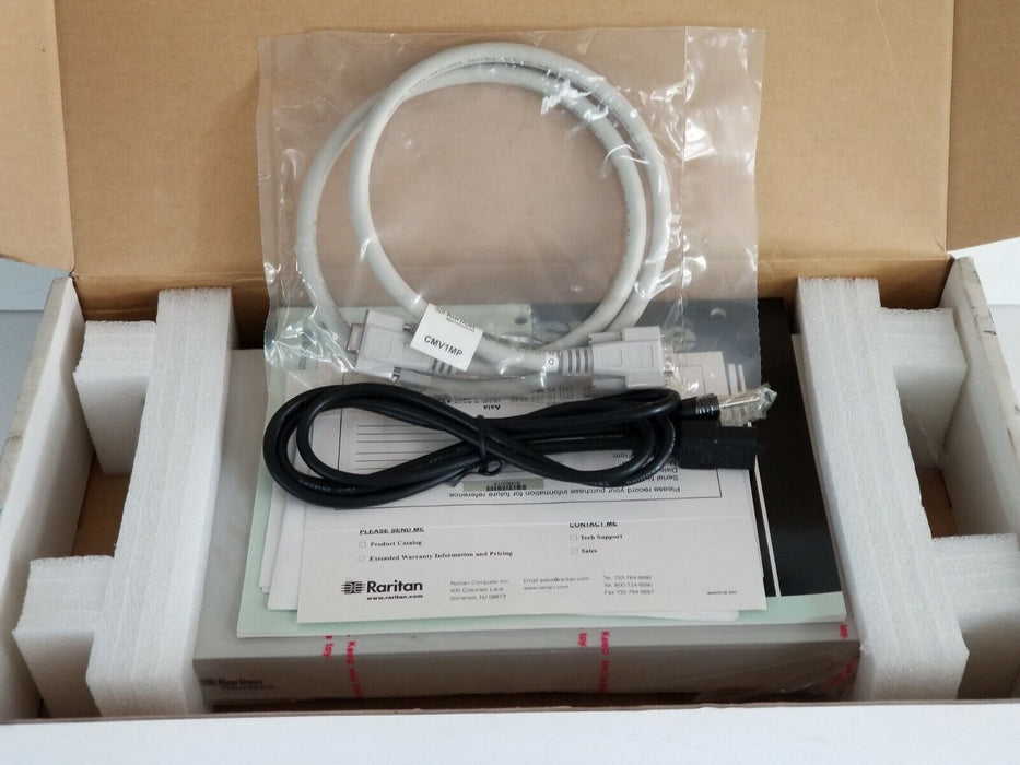 NIB RARITAN MODEL: VD18 VIDEOSHARE CONSOLE 115V/230V 60/50HZ .5A/.25A CMV1MP