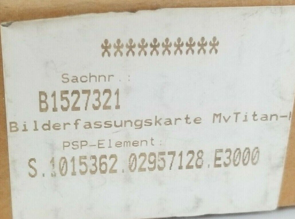 MATRIX VISION mvTITAN-RGB/G3 16 MB FRAME GRABBER BOARD REV: 1.04 B1527321