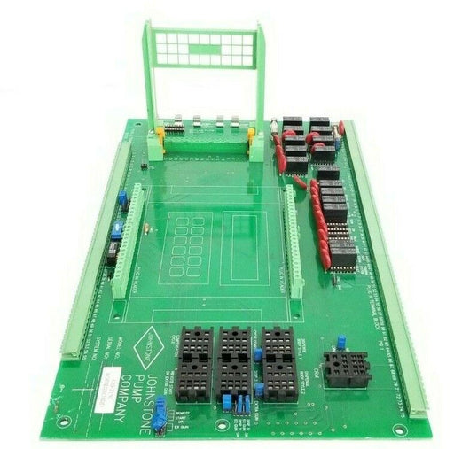 JOHNSTONE PUMP CO. 120-213C MOTHERBOARD A073B W/ (16) G5V-2 24VDC RELAYS 120213C