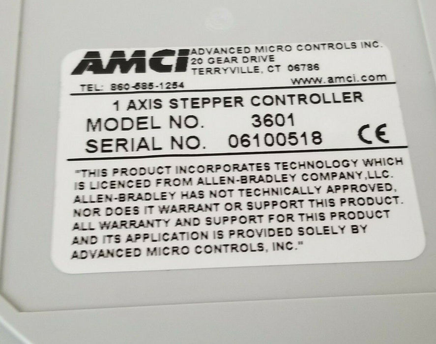 NIB ADVANCED MICRO CONTROLS MODEL: 3601 AXIS STEPPER CONTROLLER