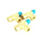 LOT OF 3 NEW SWAGELOK BRASS TEE PIPE FITTINGS 1/2'' IN. X 1/2'' X 1/2''