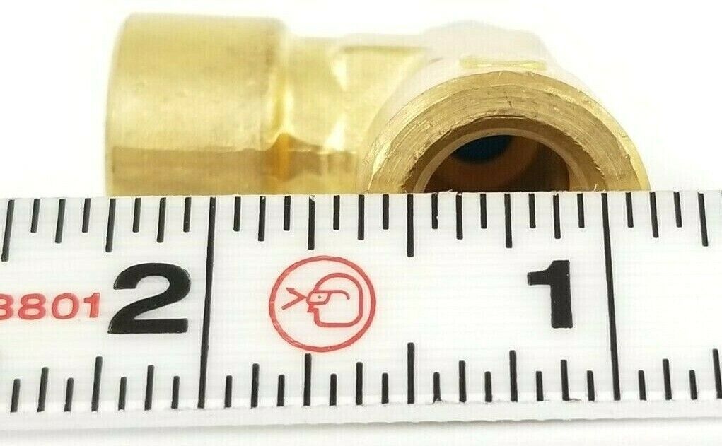 LOT OF 3 NEW SWAGELOK BRASS TEE PIPE FITTINGS 1/2'' IN. X 1/2'' X 1/2''