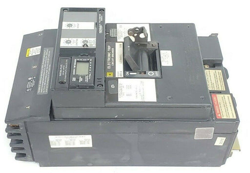 SQUARE D LE36400LI MOLDED CASE CIRCUIT BREAKER 600V, 400A W/ TRIP ARP100 PLUG KI