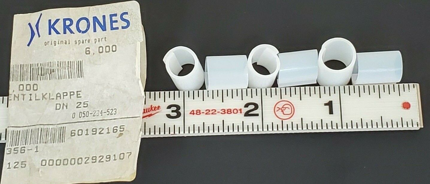 LOT OF 6 NEW KRONES 0-023-38-356-1 BUSHINGS 0023383561 60192165