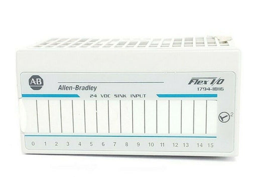 ALLEN BRADLEY 1794-IB16 FLEX I/O INPUT MODULE SER. A, REV. A01, P/N: 92423071