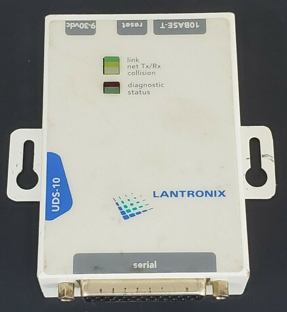 LANTRONIX UDS-10-01 EXTERNAL DEVICE SERVER 1-CHANNEL UDS-10, REV. C20