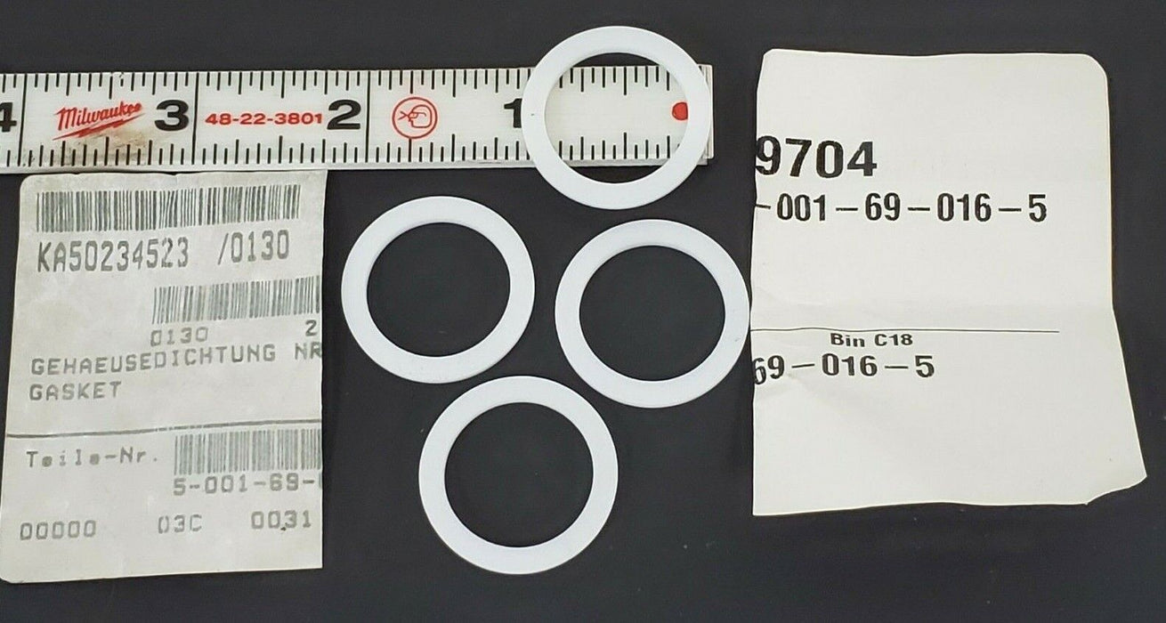 LOT OF 4 NEW KRONES 5-001-69-016-5 GASKETS 5001690165