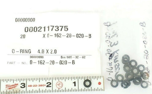 LOT OF 20 NEW KRONES 0-162-20-020-B O-RINGS 4.0X2.0