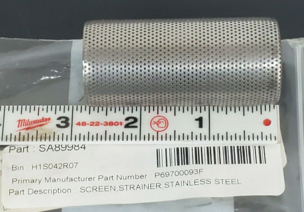 NEW GENERIC P69700093F STAINLESS STEEL SCREEN STRAINER