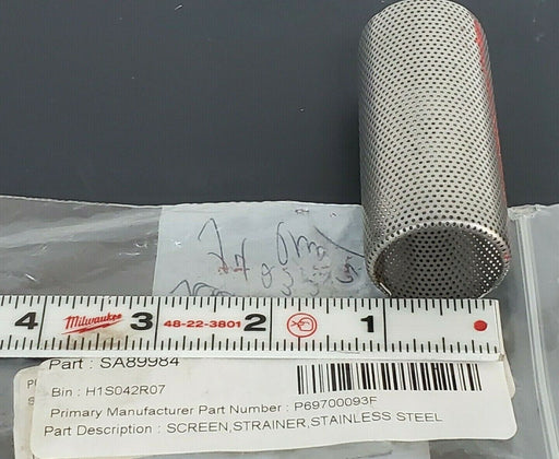 NEW GENERIC P69700093F STAINLESS STEEL SCREEN STRAINER