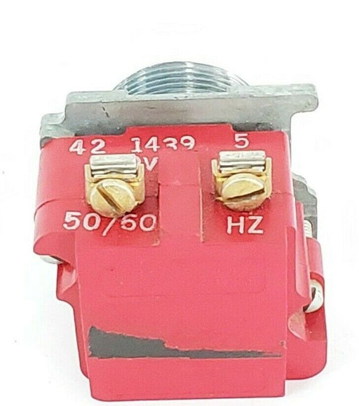 EATON CUTLER-HAMMER 42-1439-5 PILOT LIGHT TRANSFROMER 120VAC 60CY, 4214395