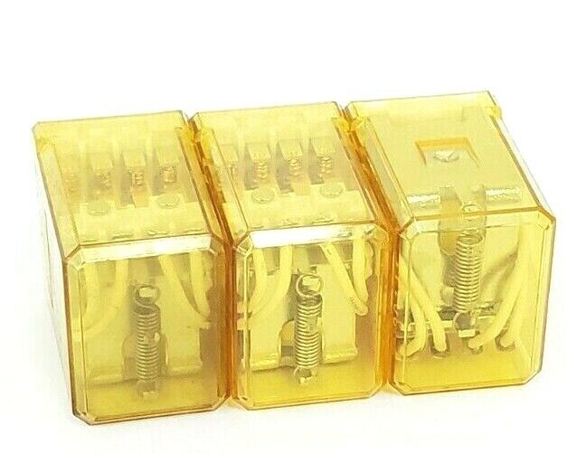 LOT OF 3 IDEC RY4S-U AC120V RELAYS RY4S-U-AC120V
