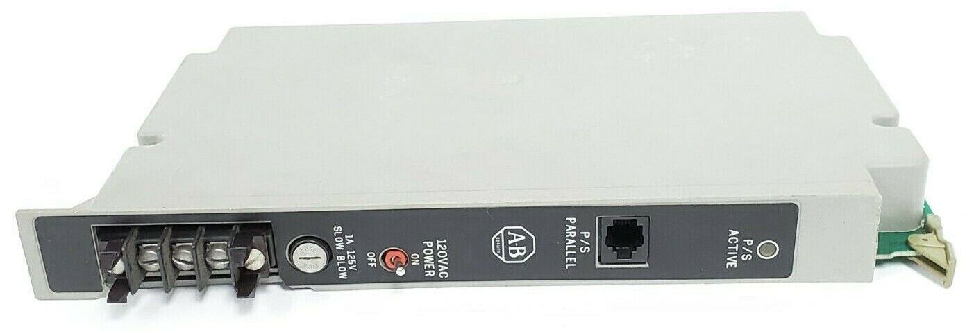 ALLEN-BRADLEY 1771-P3 120VAC POWER SUPPLY MODULE 0.42A, 50/60HZ, 5VDC/3A OUT