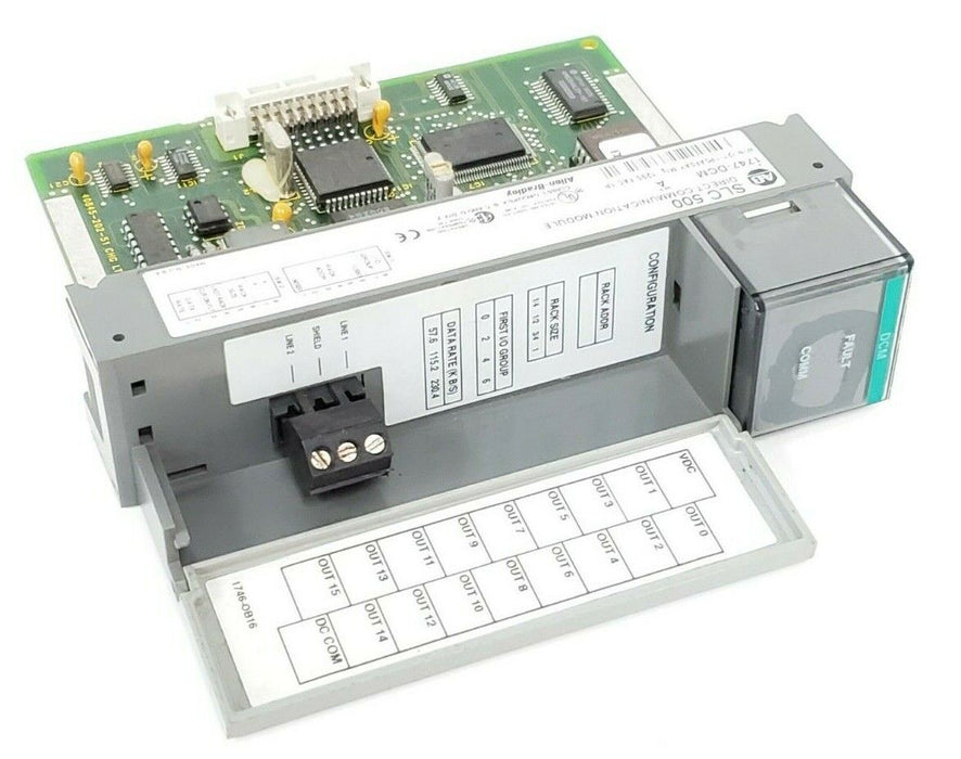 ALLEN BRADLEY 1747-DCM COMMUNICATION MODULE SER. A MFG: 1295