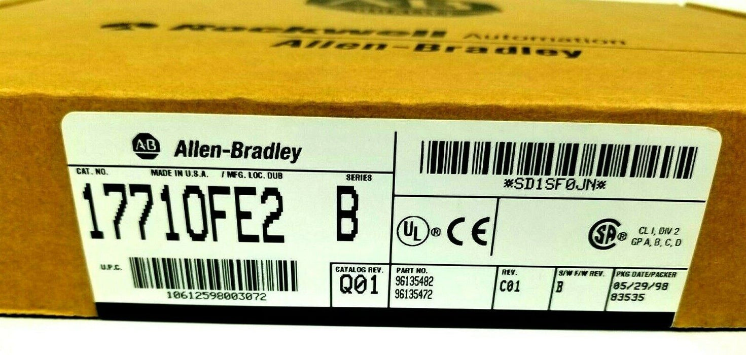 ALLEN BRADLEY 1771OFE2 /B REV Q01 ANALOG OUTPUT 1771-OFE2 96135472-C01 NIB