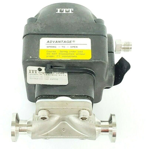 ITT .5-N-PN-36-A105 ADVANTAGE ACTUATOR 1/2" 90PSI W/ 303-1138 DIAPHRAGM VALVE