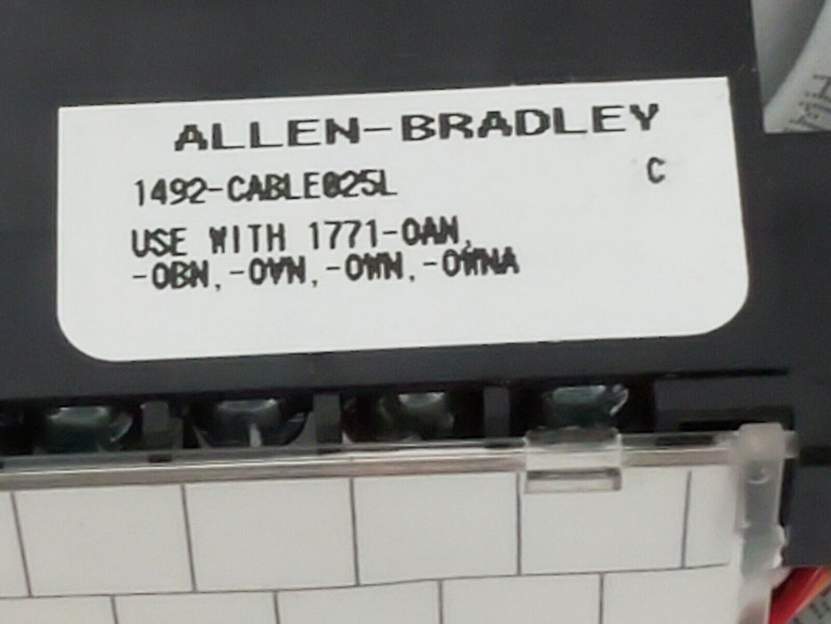 NIB ALLEN BRADLEY 1492-CABLE025L SER. C PRE-WIRED CABLE FOR 1771 DIGITAL I/O