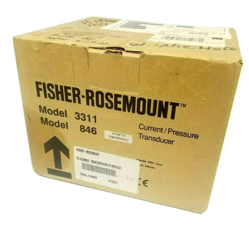 FISHER ROSEMOUNT 846 PRESSURE TRANSDUCER 3-15 PSI FS846-DM1H1K5-F2-H0518-G1 NIB
