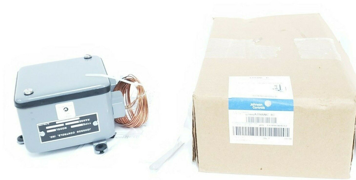 NIB JOHNSON CONTROLS A19ANC-1C INDUSTRIAL THERMOSTAT RANGE: 0/150 DEG. F