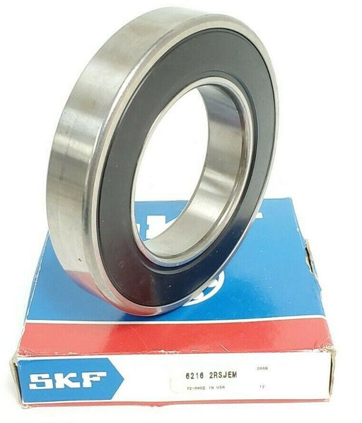 NIB SKF 6216 2RSJEM RADIAL/DEEP GROOVE BALL BEARING 62162RSJEM