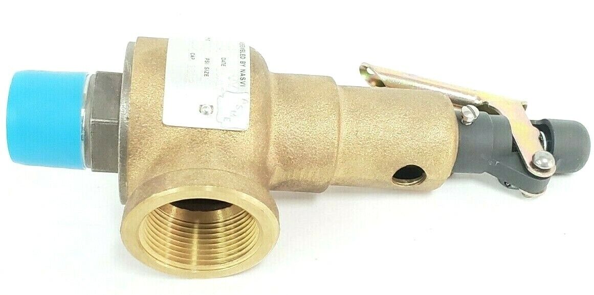 NIB KUNKLE 6030FEM01 RELIEF VALVE, 6030FEM01-LM, 6030FEM01-125, 125PSI, 1"