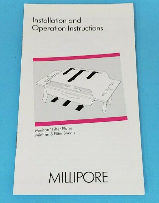 NIB MILLIPORE 4/PK PTTK0MP04 MINITAN PLATES 30,000 NMWL